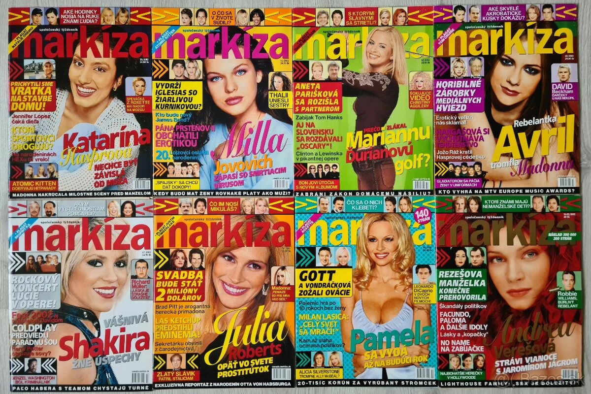 Časopis Markíza rok 2002 - 2