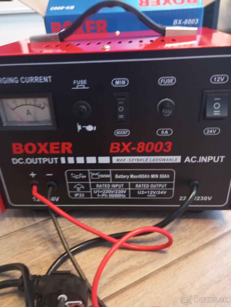 Nabíjačka autobaterií 12/24V BX-8003 BOXER -nová - 2