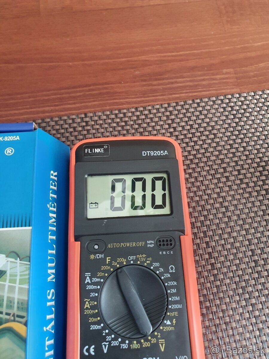 Predam novy digitalny multimeter FLINKE FK-9205A - 2