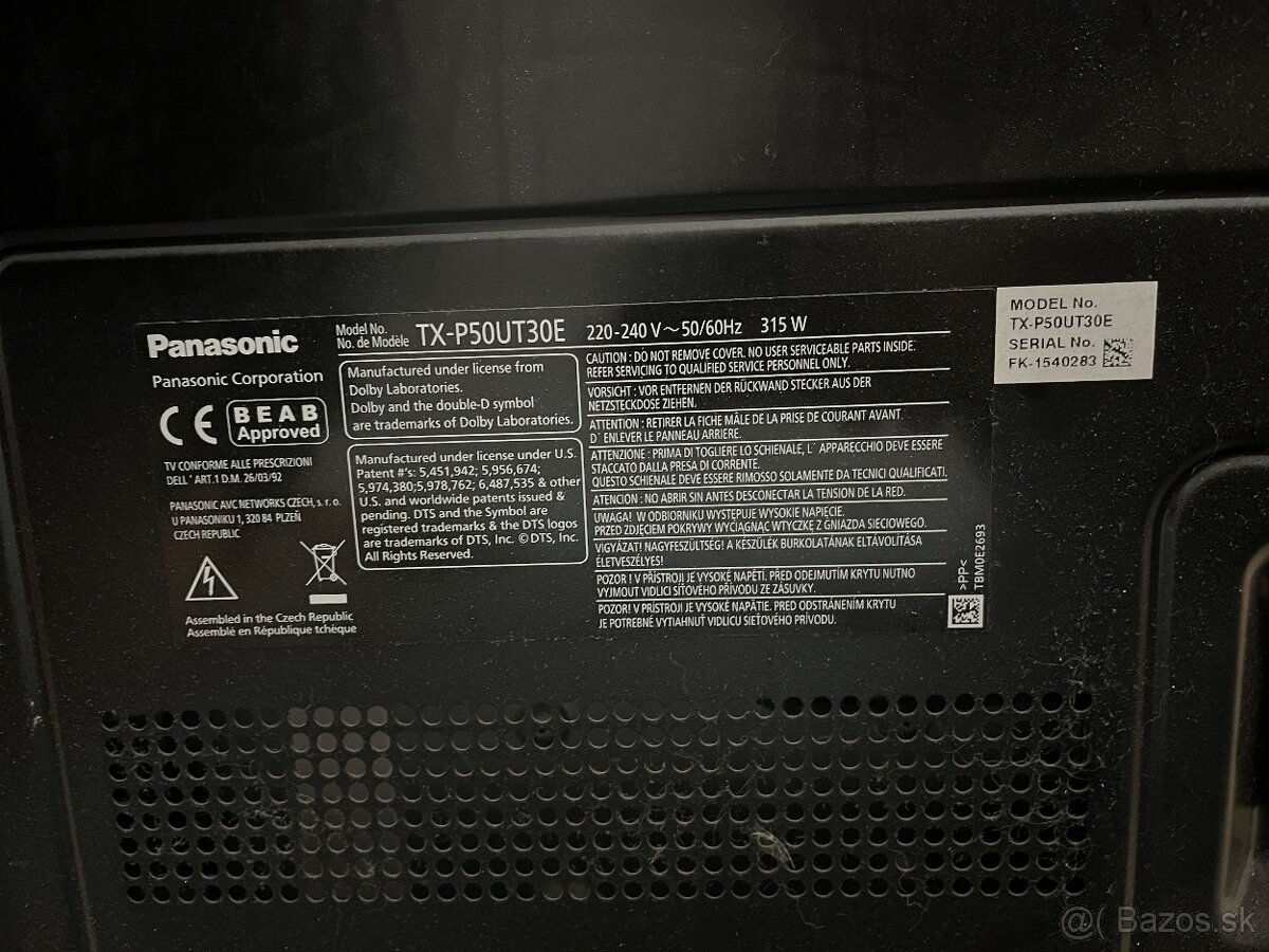 TV Panasonic Viera 50'' - 2