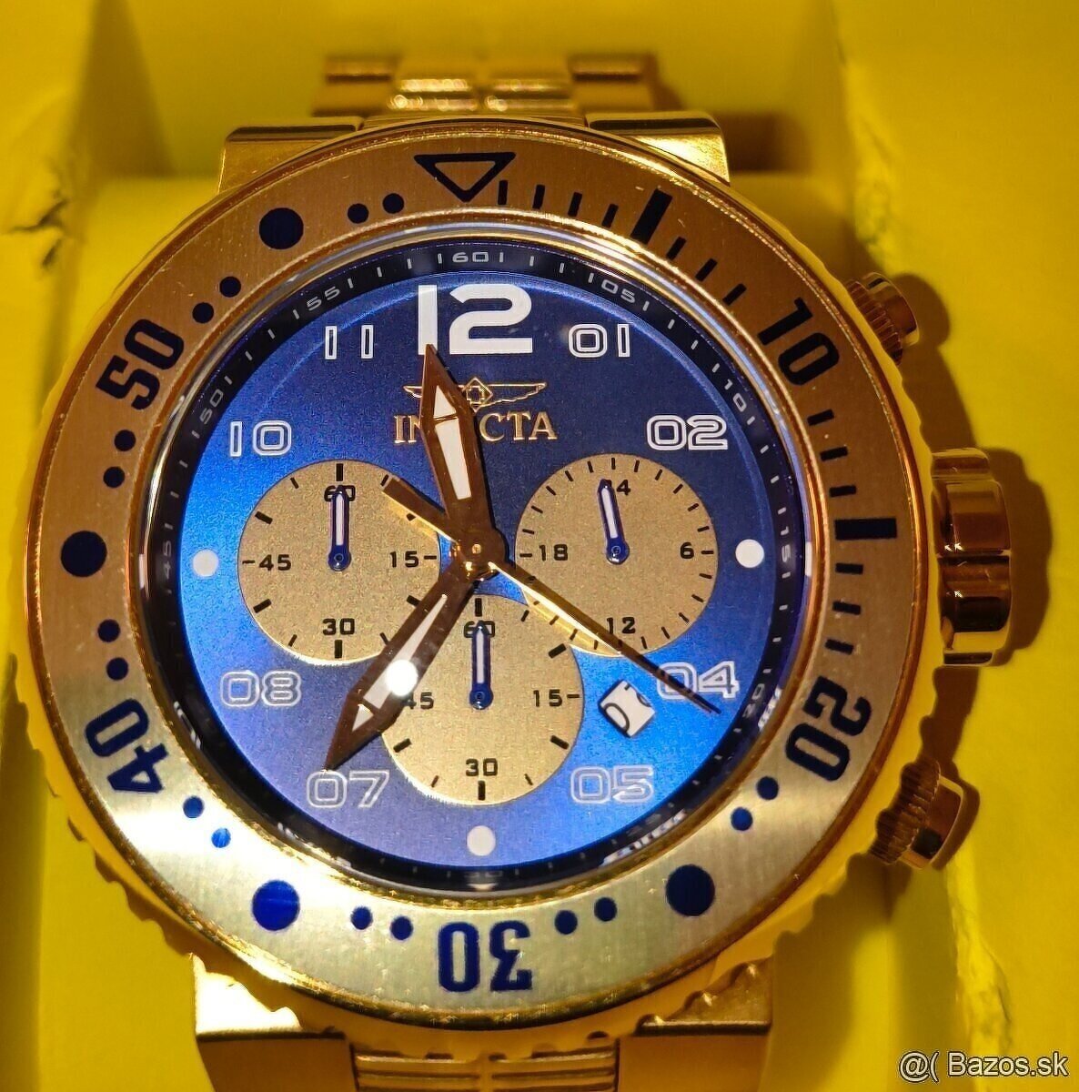 USA Hodinky, 500 m vodot., masívny dizajn - 2