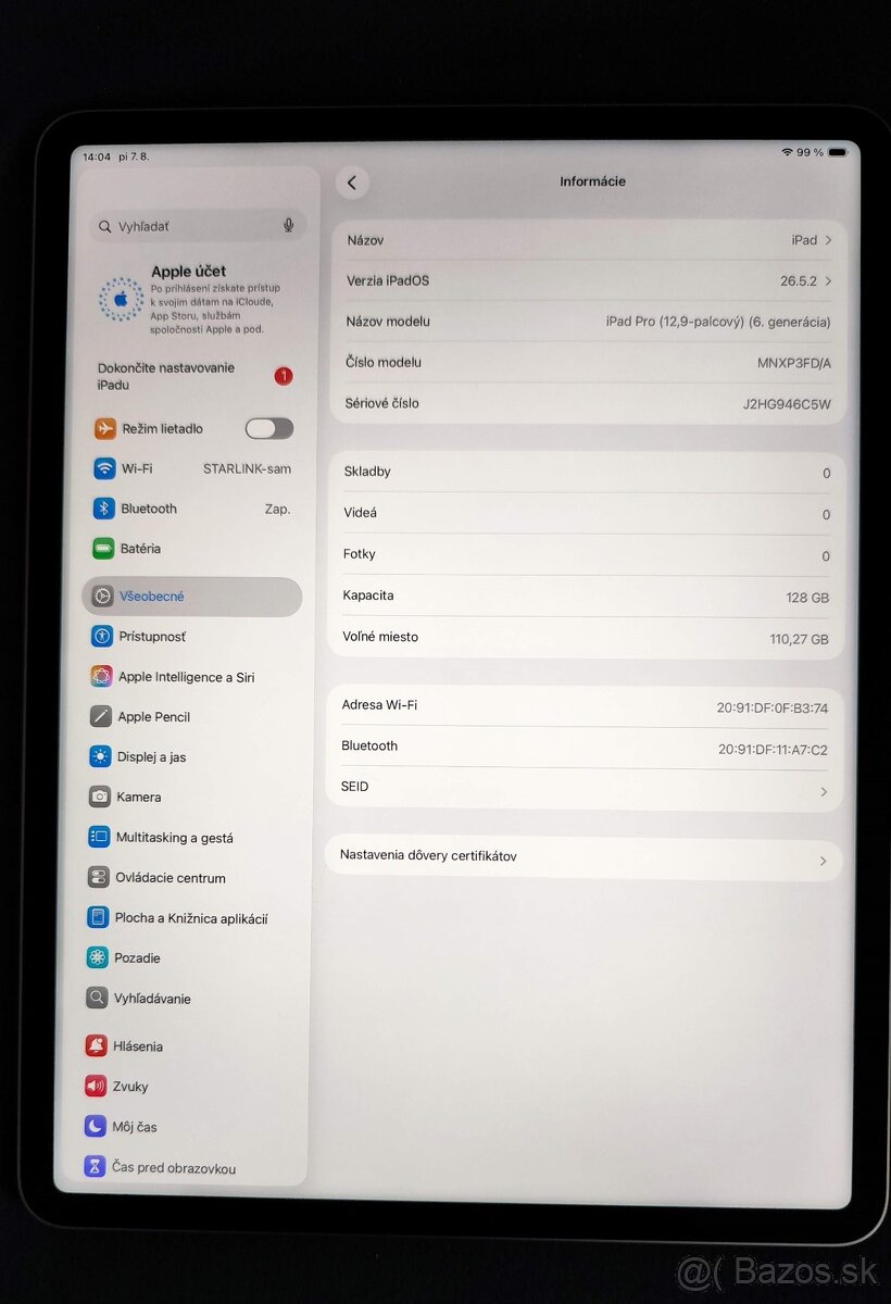 iPad Pro 12,9-palcový 6. generácia - 2