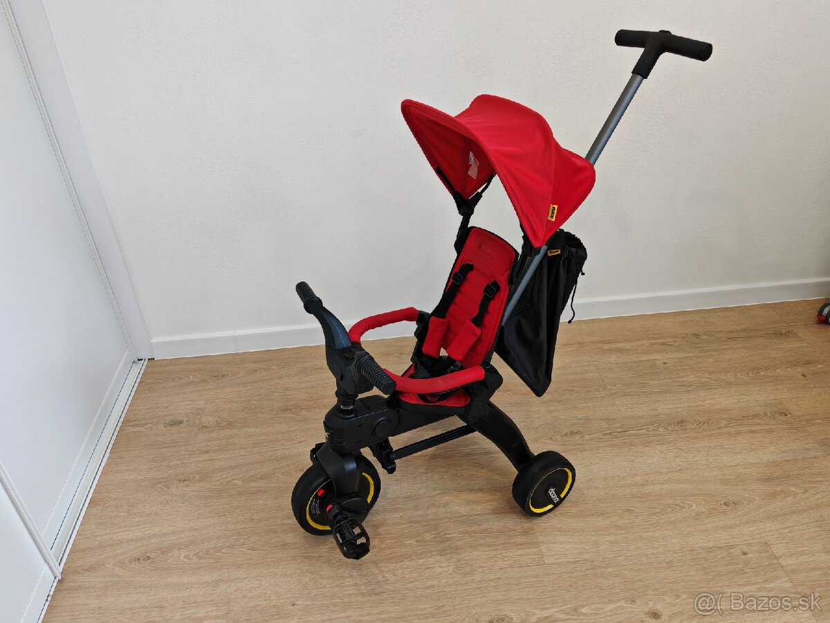 Doona Liki Trike S3 Flame Red 5v1 skladacia trojkolka - 2