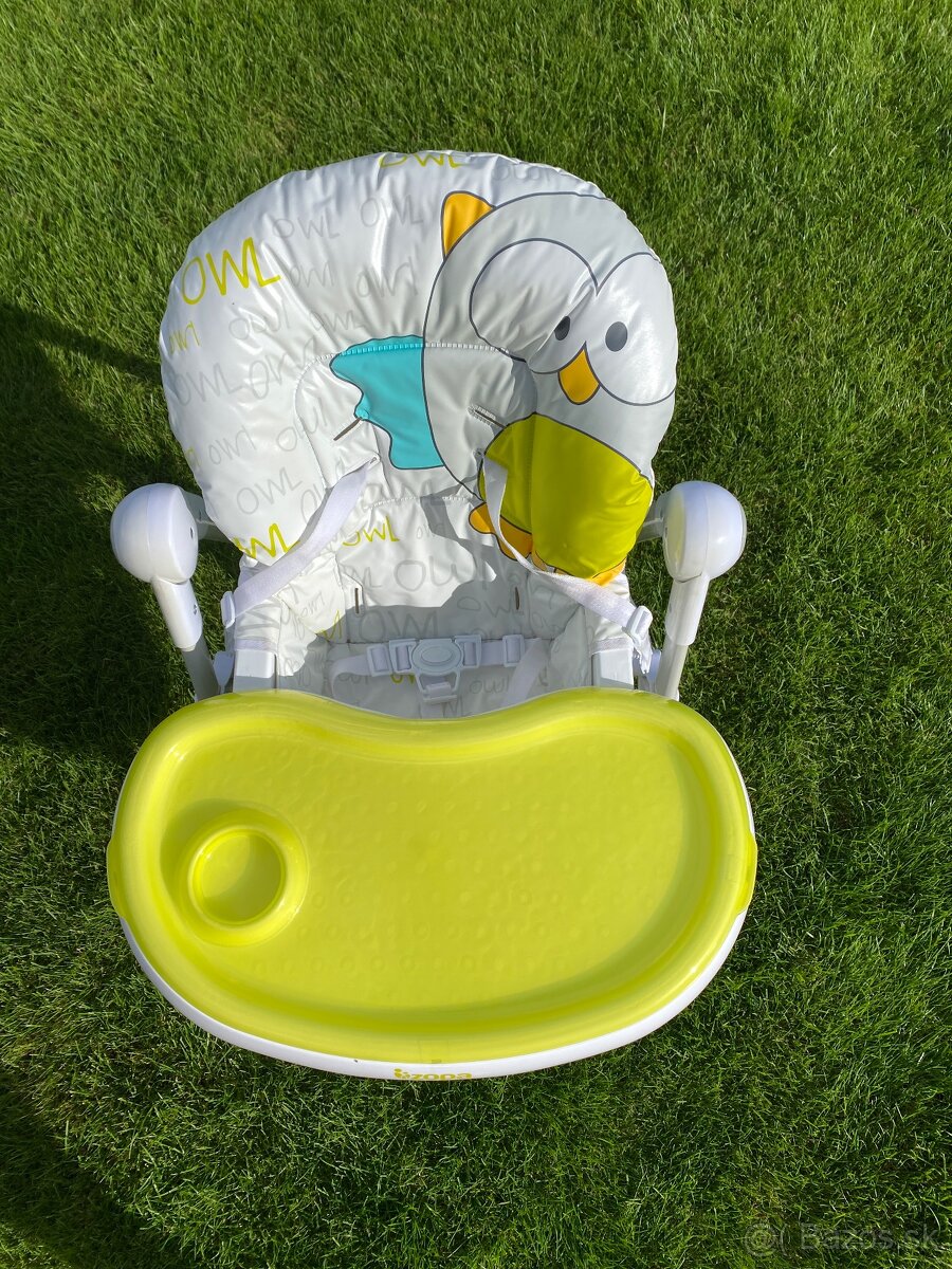 Zopa monti grigfin grey - jedálenská detská stolička - 2