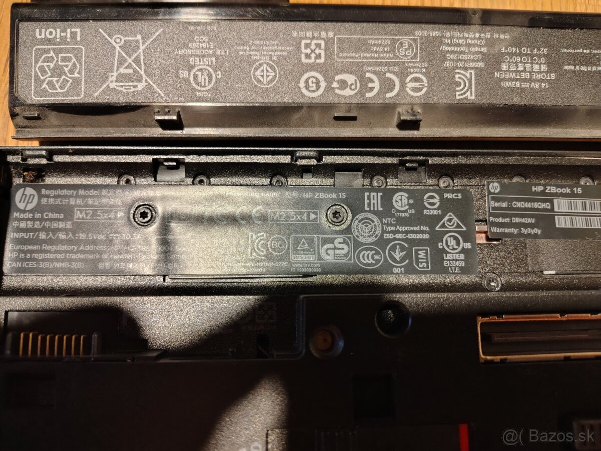 HP ZBook15 notebook - 2