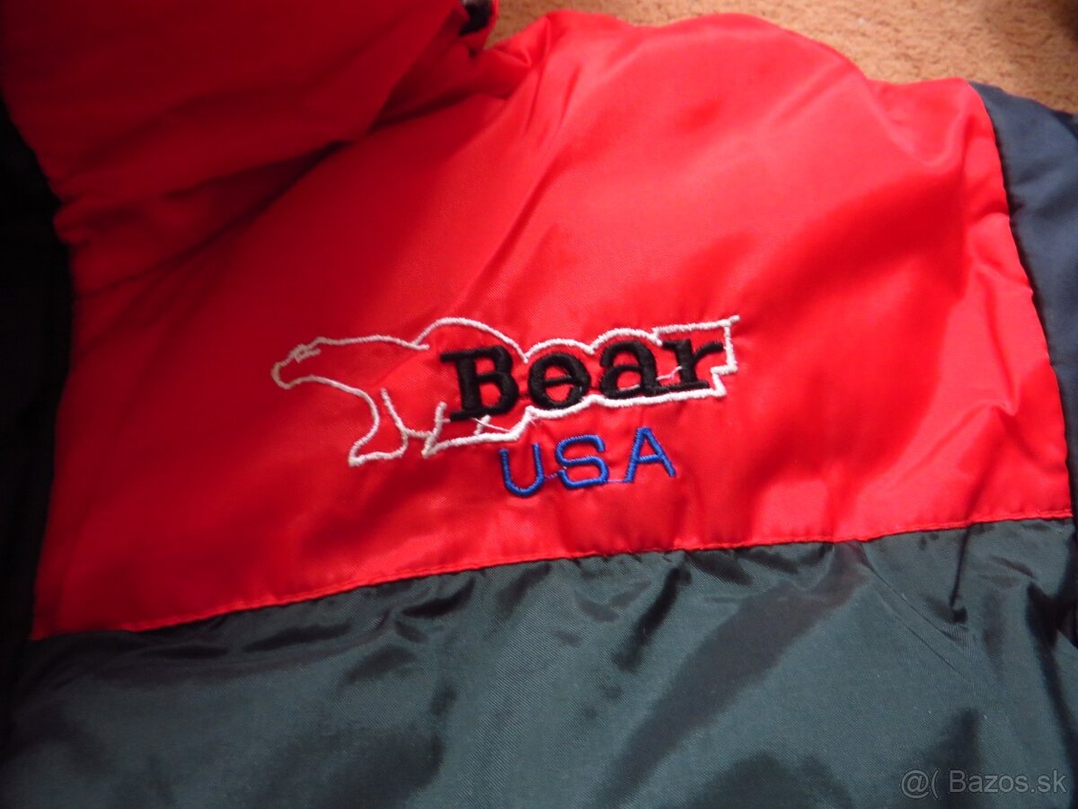 Zimná hrubá bunda na donosenie - veľ. 140/146 - 2