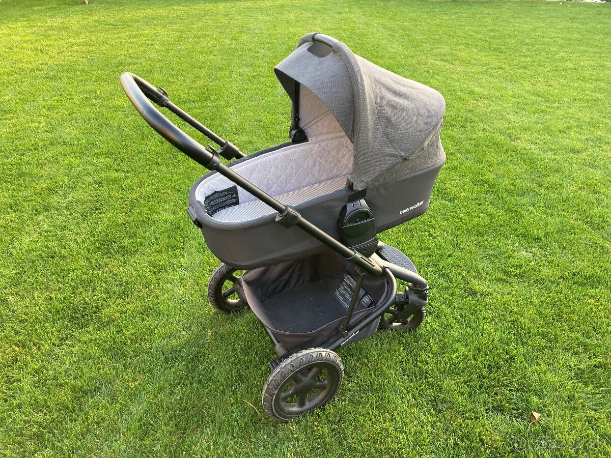 EASYWALKER HARVEY2 KOČÍK + ŠPORTOVÁ ČASŤ NIGHT BLACK - 2