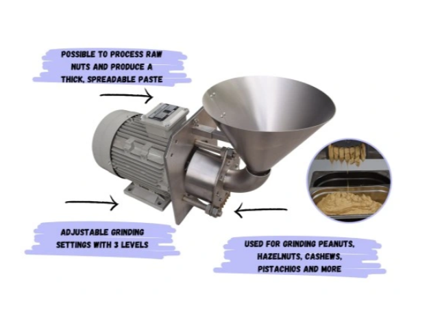 Nerezový koloidný mlyn na orechové maslá 5,5 kW - 2