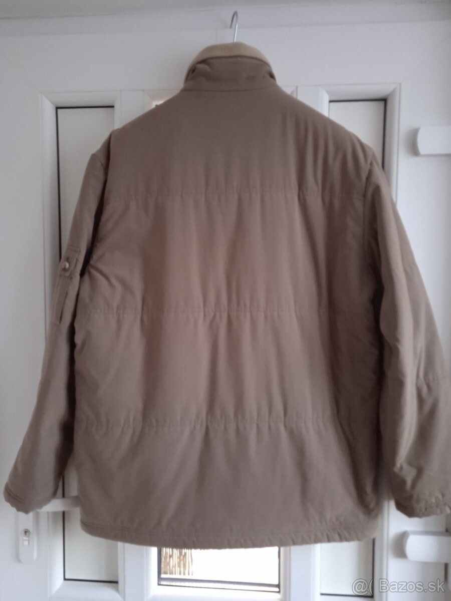 Pánska béžová bunda v. 52 - 2