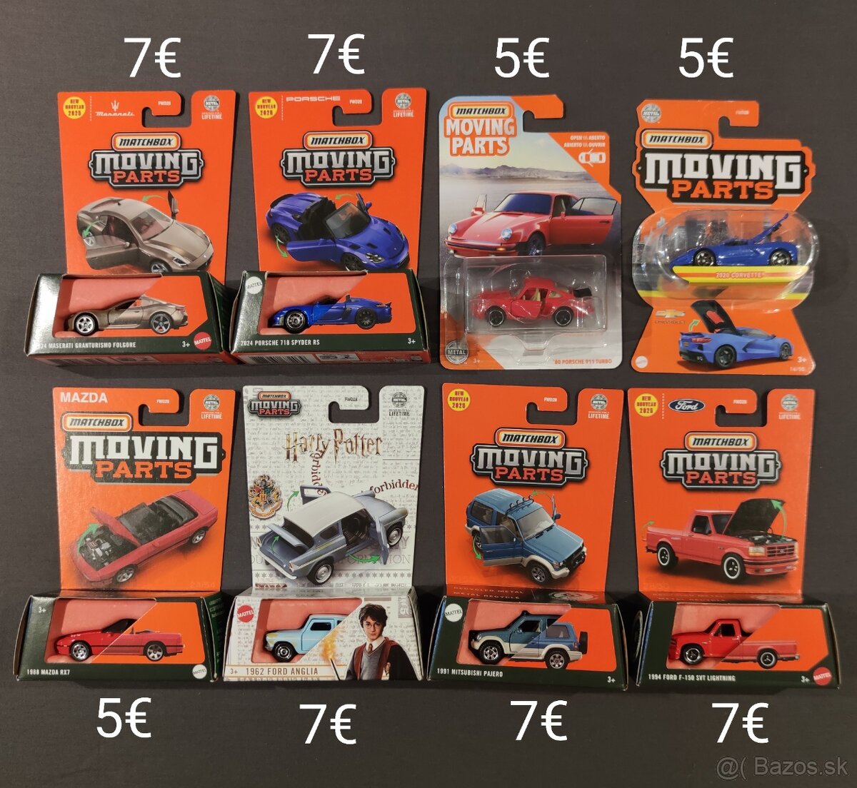 Matchbox rôzne modely - 2