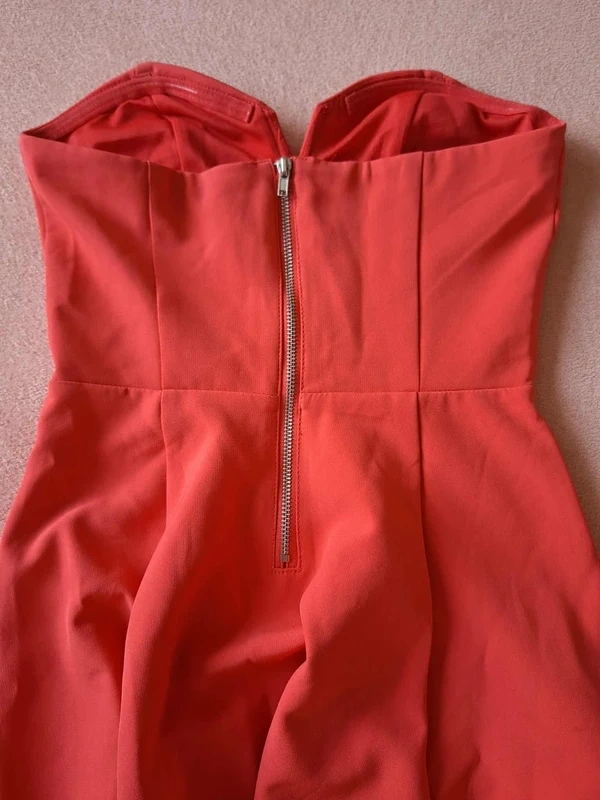 Červené šaty - veľ. XXS/32 - 2