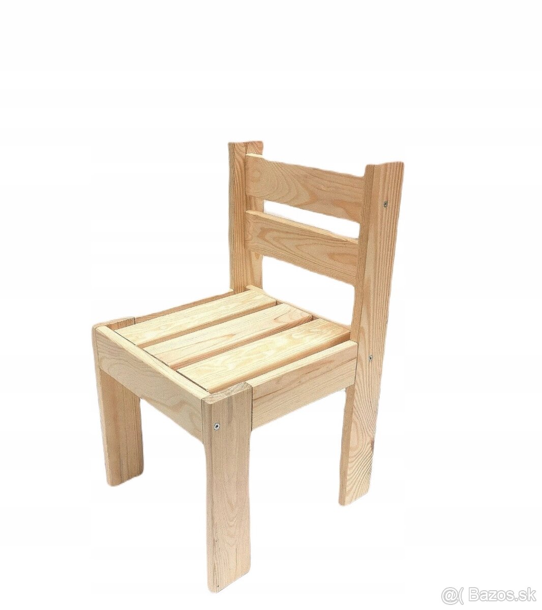 Detský stôl a stolička z masívu - 2