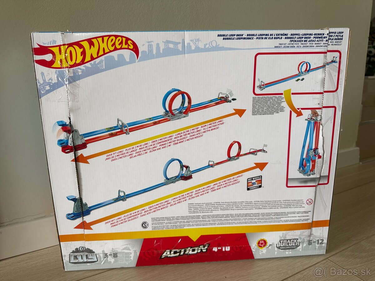 Hot Wheels dráha - dvojitý loop - 2
