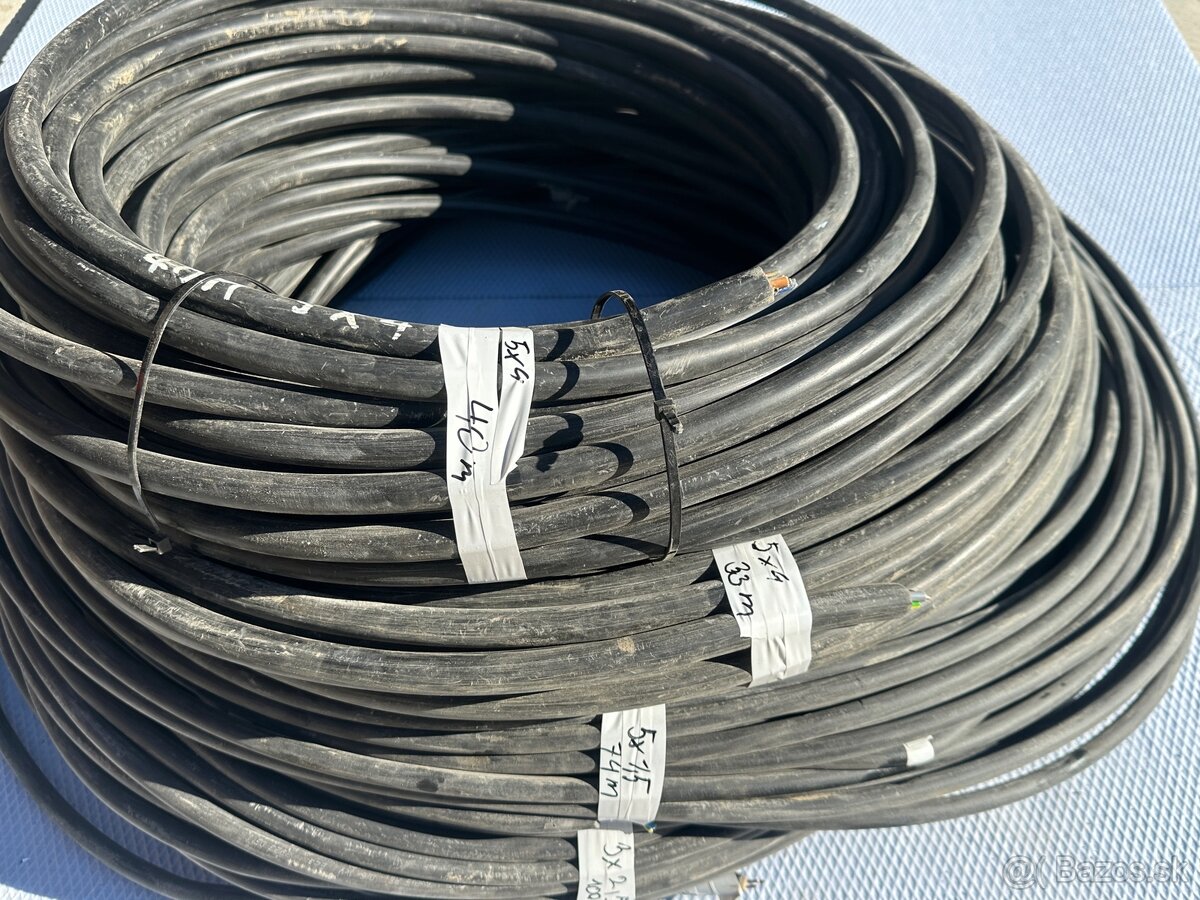 Kábel 3x2,5 5x1,5 5x4 - 2