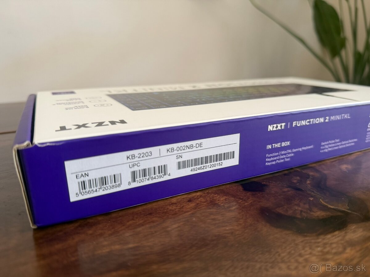 NZXT Function 2 MiniTKL gaming klávesnica - DE layout NOVÁ - 2