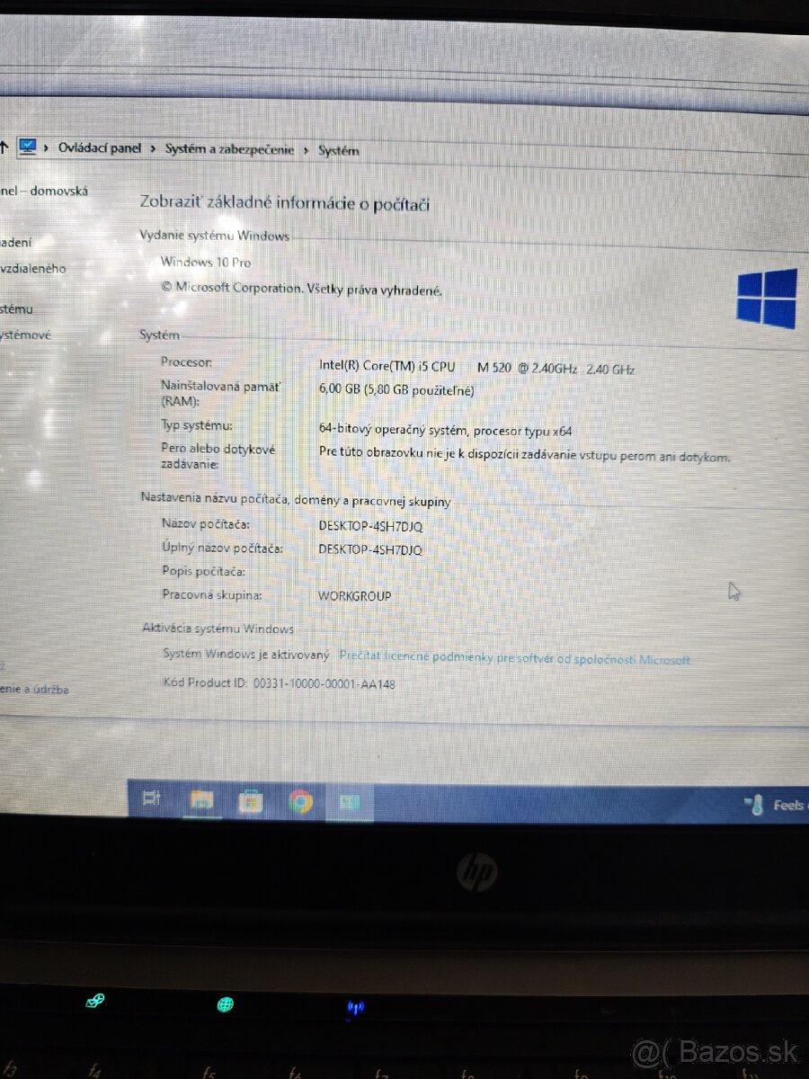 Predám NB značka HP - 2