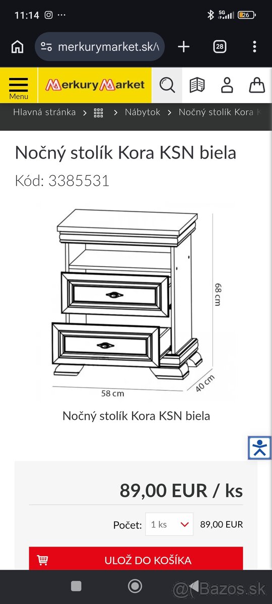 Nočné stolíky - 2
