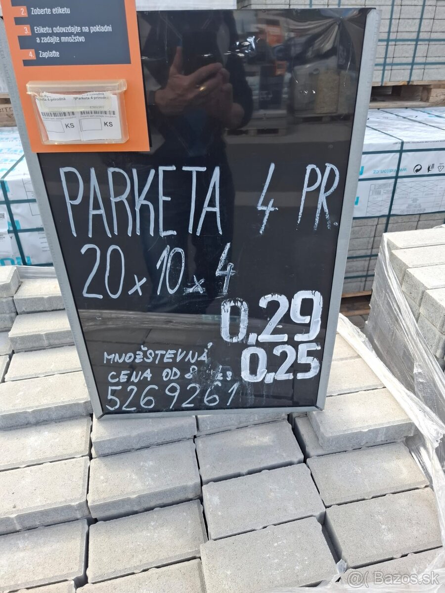 Zámková dlažba 20x10x4 - 2