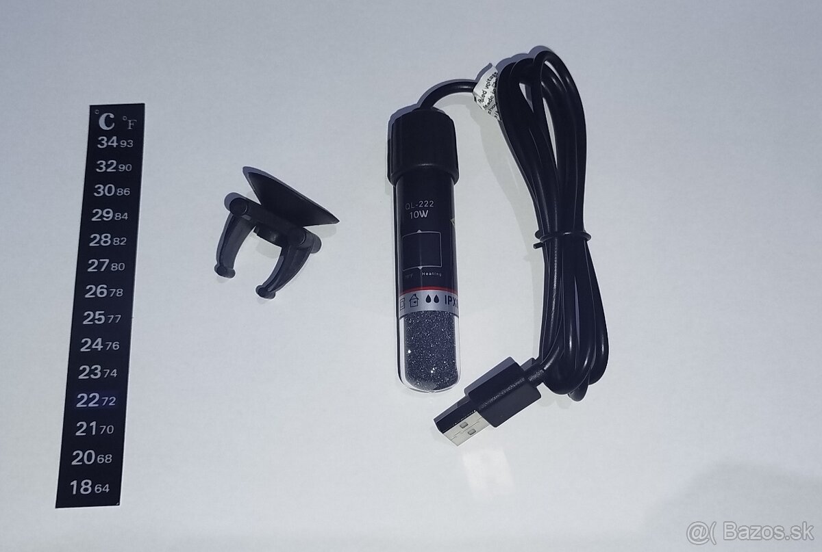USB ohrievač do akvária 10 W – nový - 2