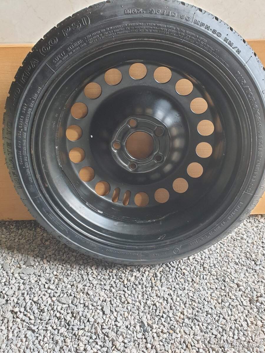 Rezervne koleso Opel T 115/70 r16 - 2