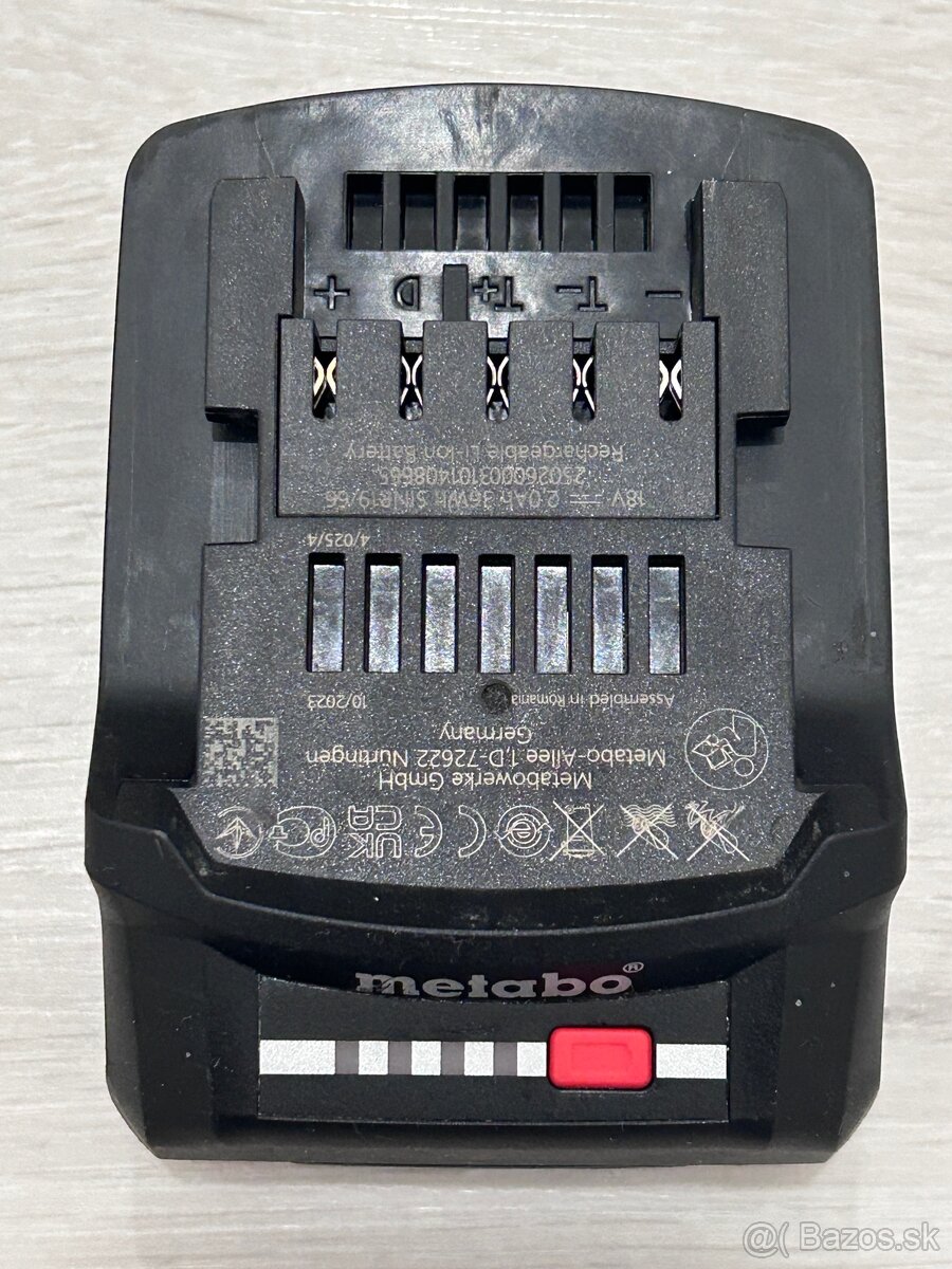 Metabo batéria 2 ah - 2
