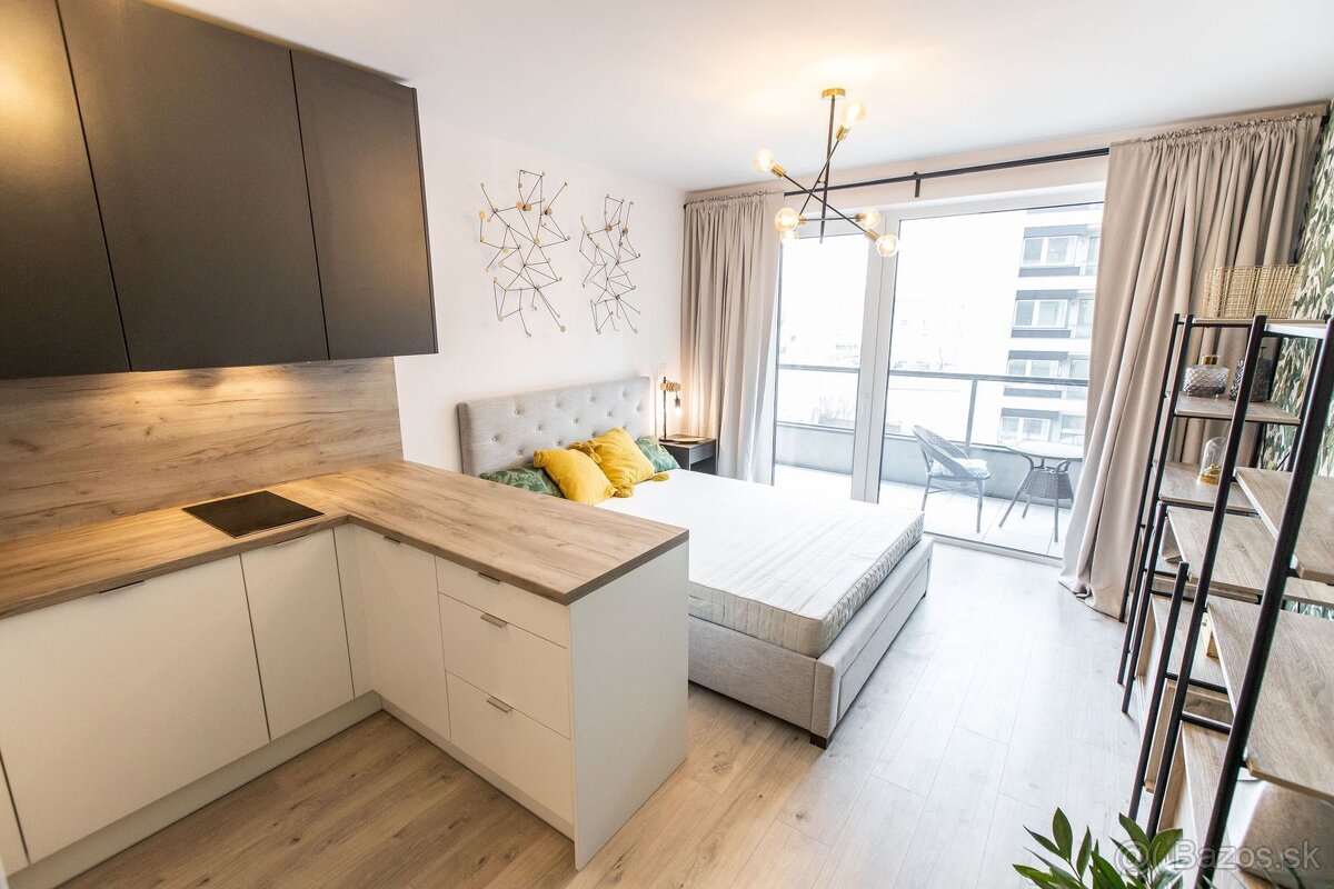 Prenájom 1i bytu s balkónom v URBAN RESIDENCE, Račianska, BA – foto 2