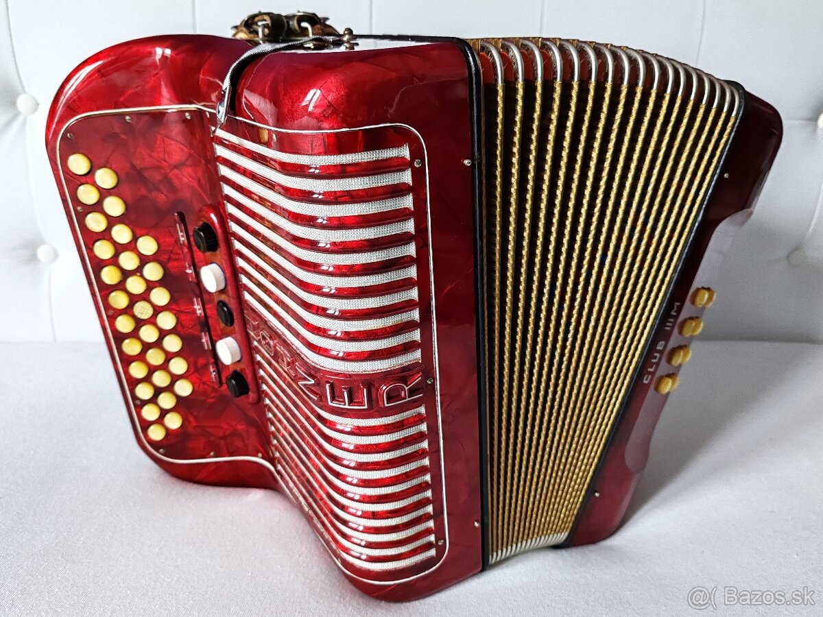 Predam heligonku HOHNER CLUB III M - 2