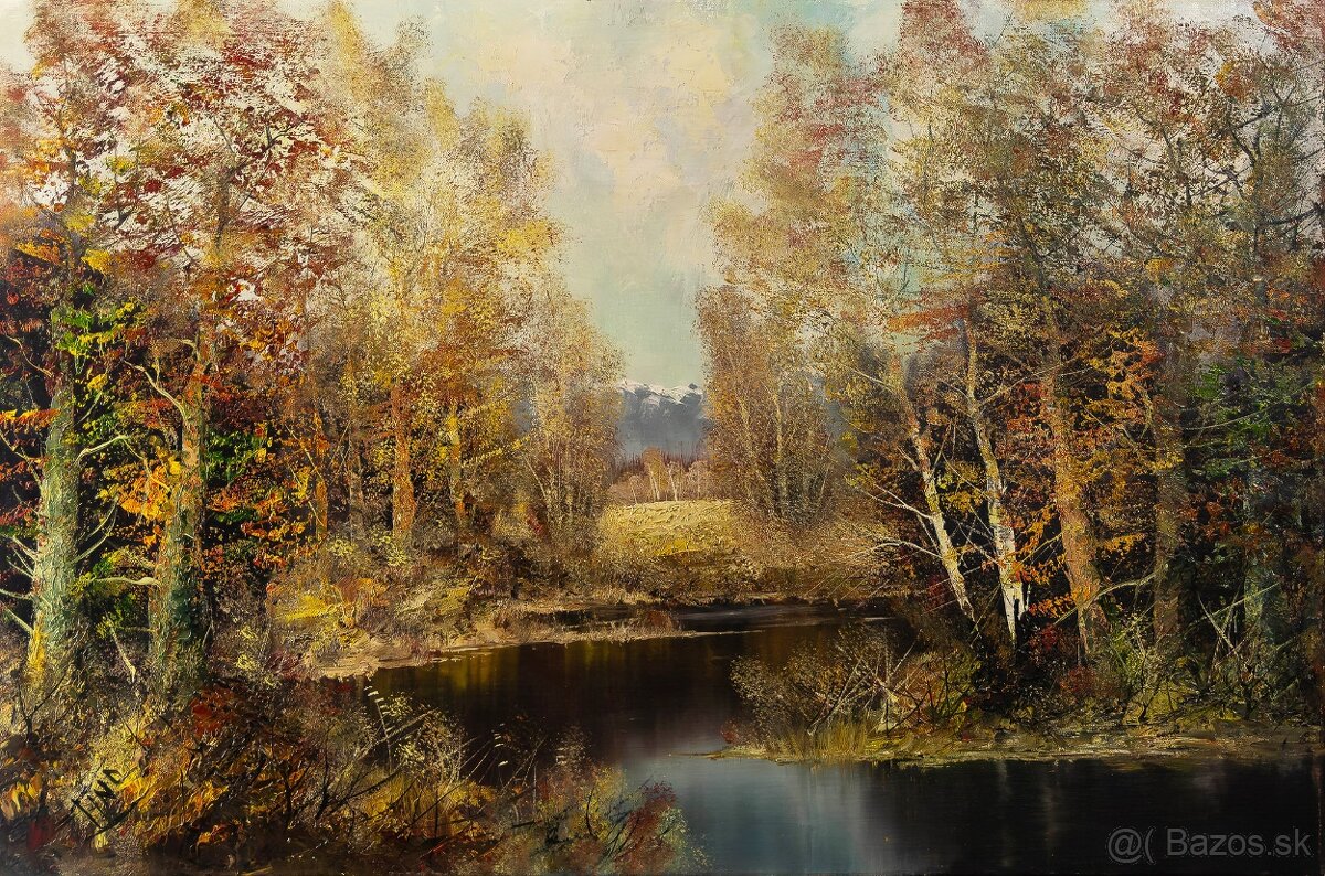 Autumn / Jeseň – olej na plátne, 90 × 60 cm - 2