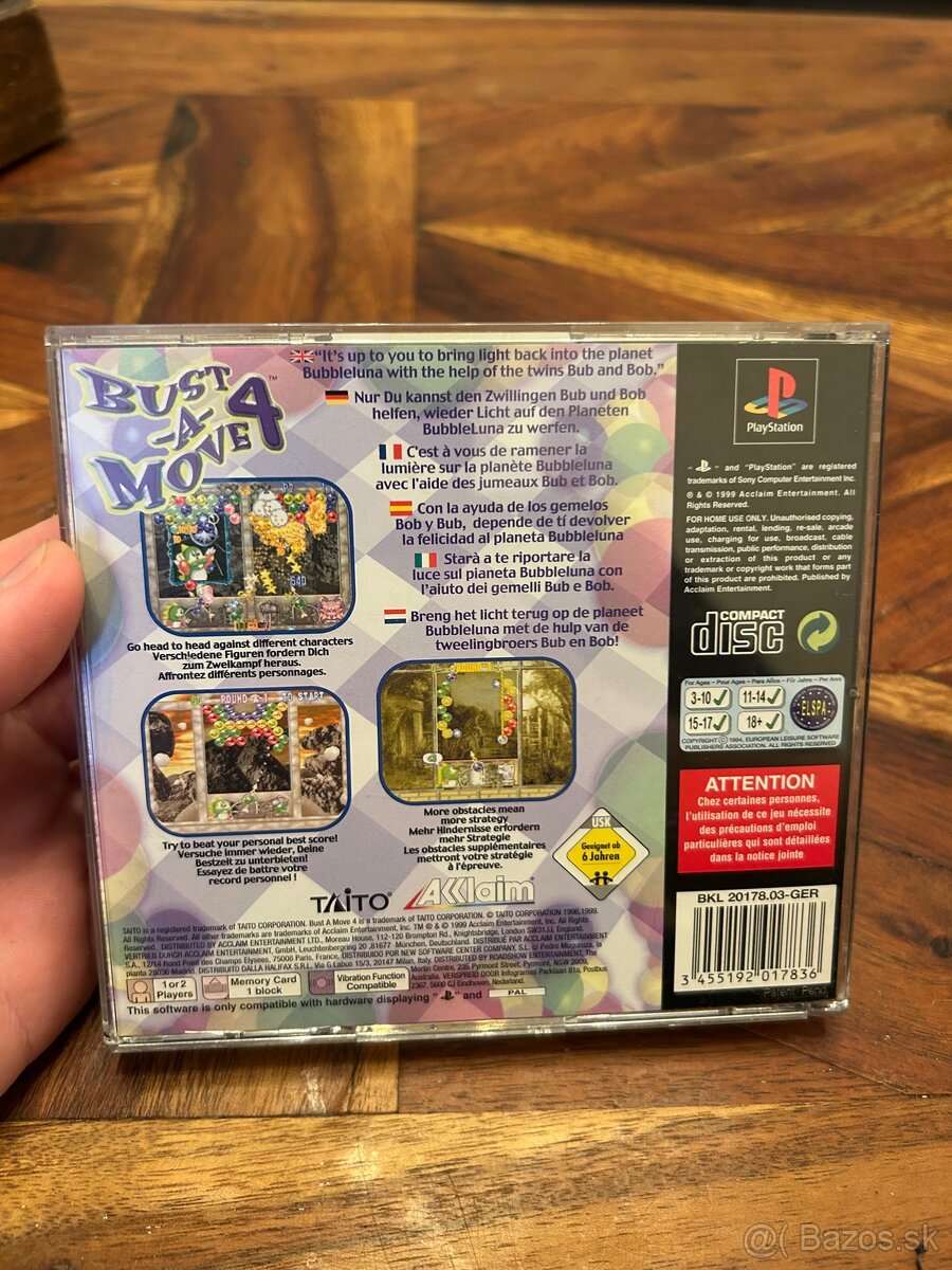 Bust a Move 4 PS1 - 2