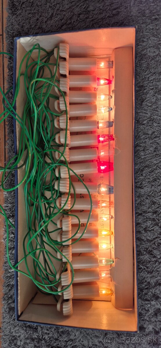 Vianočné retro osvetlenie - 2