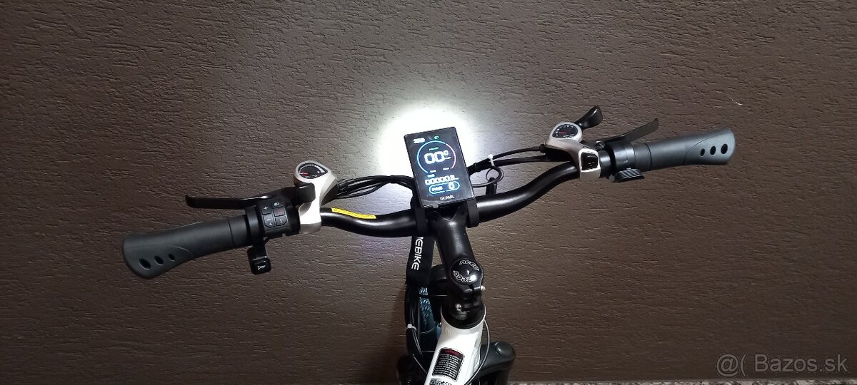 elektrický bicykel - Samebike SY 26, biely - 2