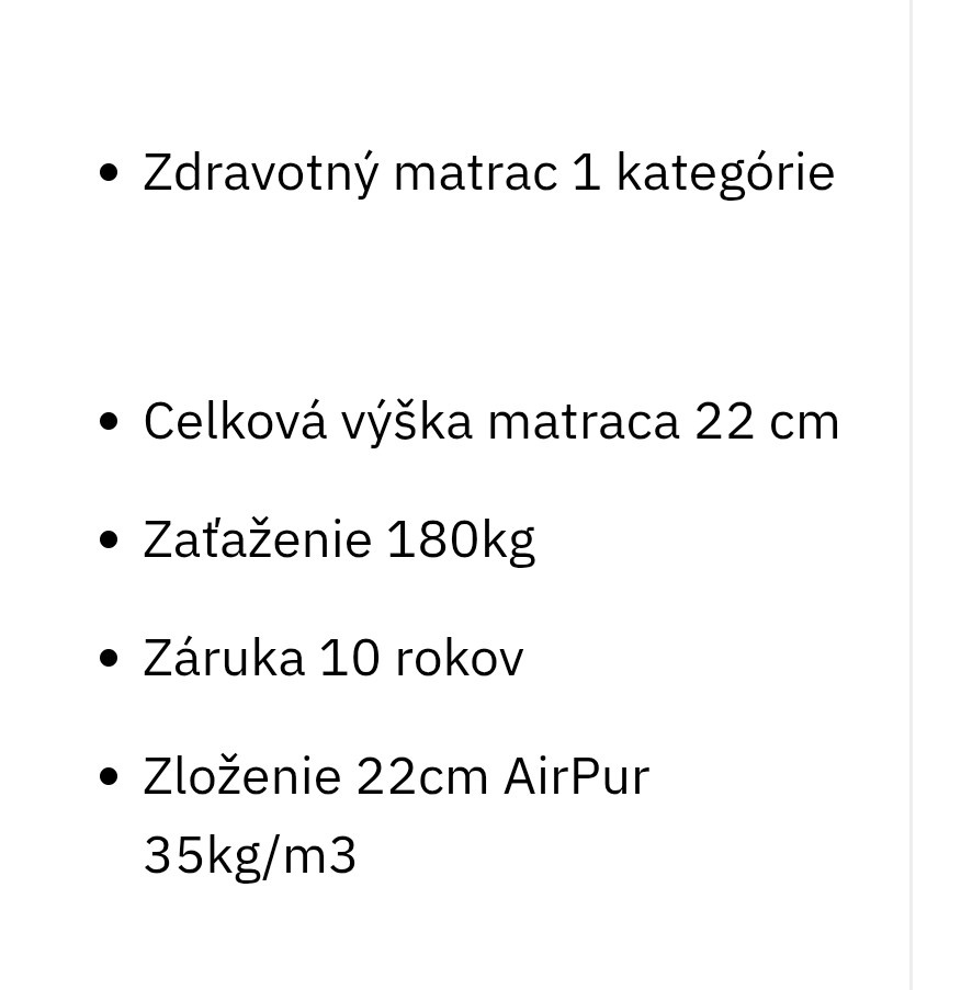 Nový matrac 90x200 - 2