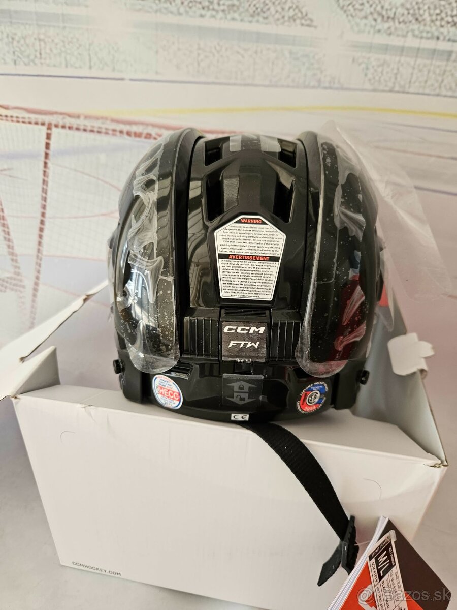 Dámska profi prilba CCM TACKS FTW - čierna M/L nová - 2