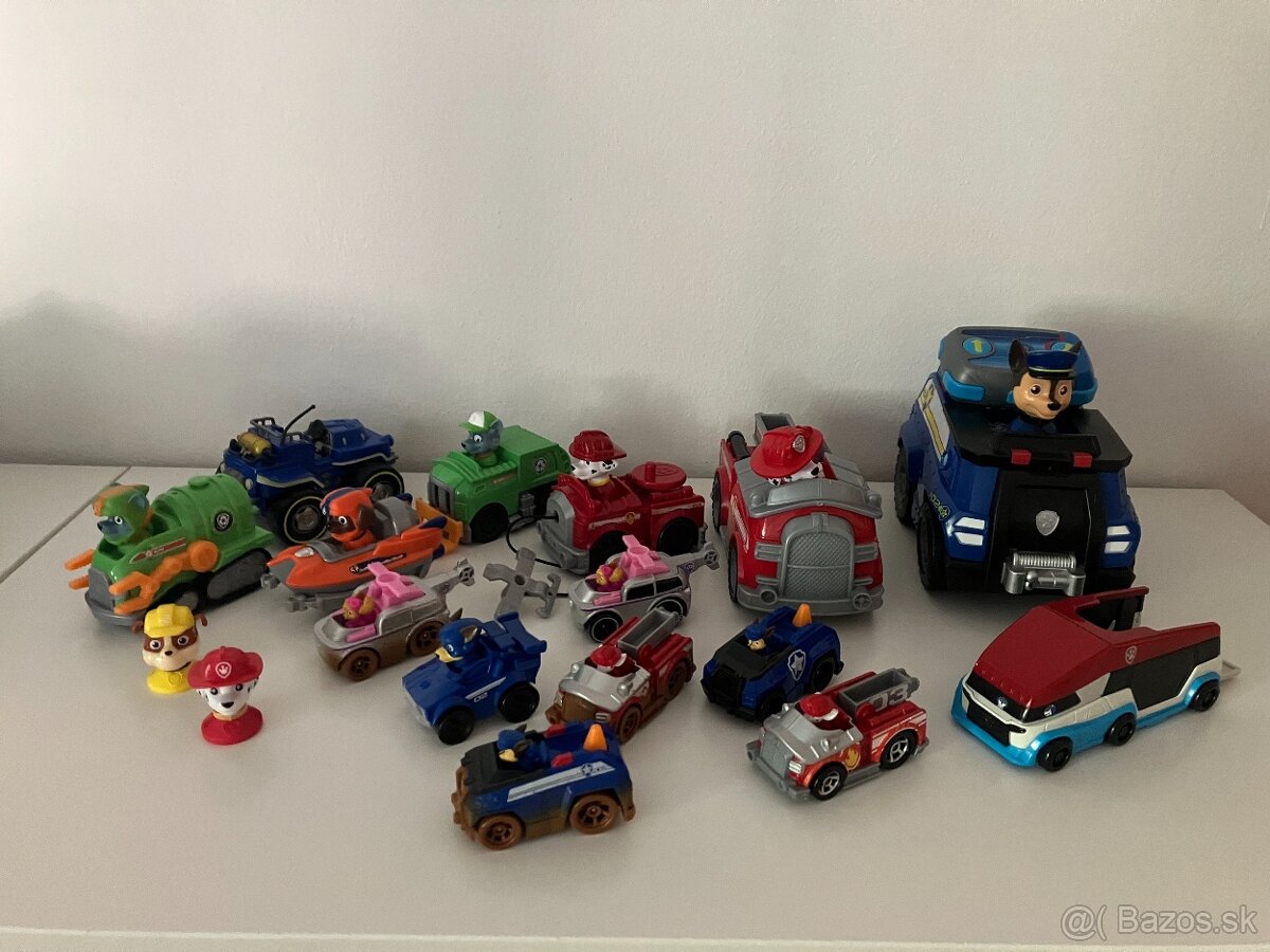 sada autíčok Paw Patrol - 2