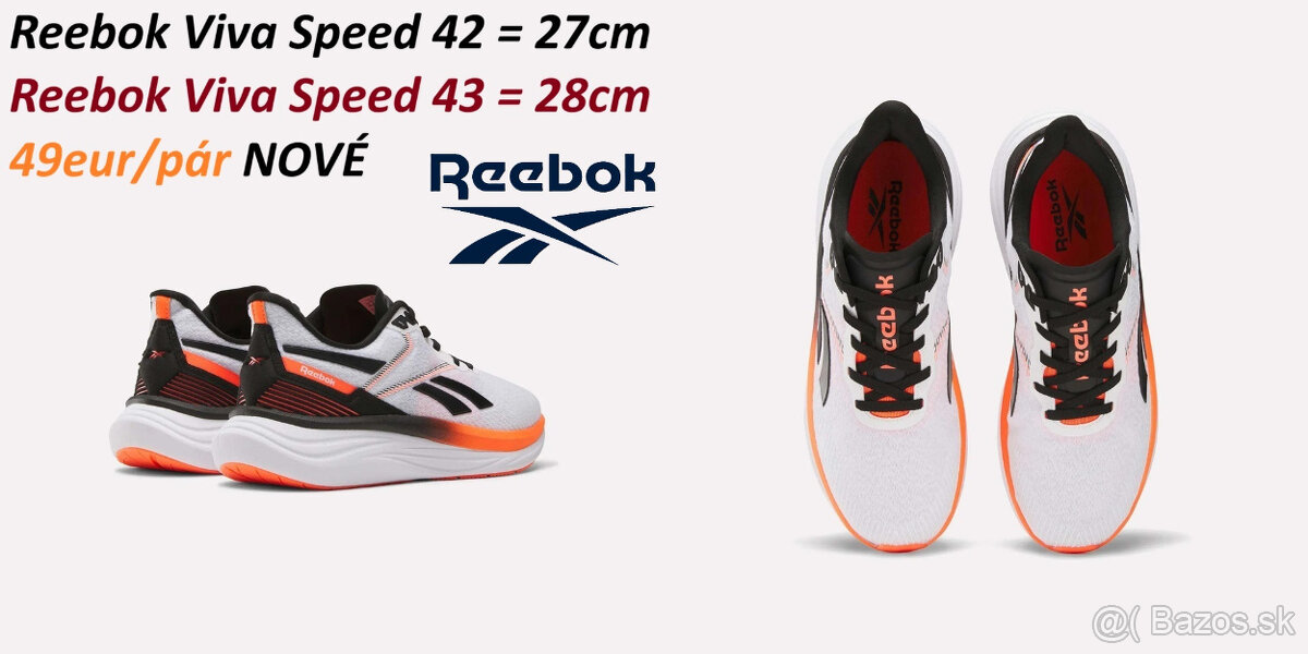 Reebok Viva Speed bežecké biele - 2