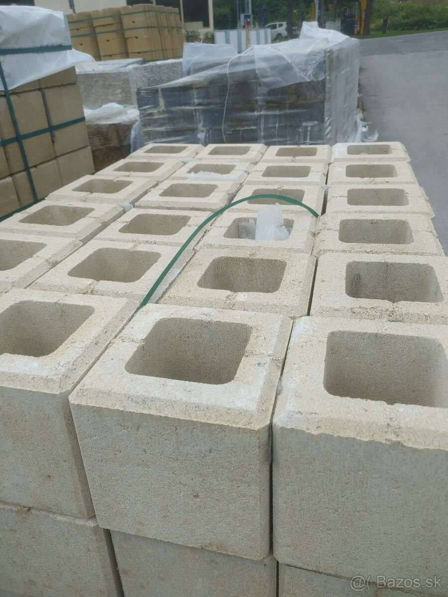 Betónový plotový systém - žltý - 2