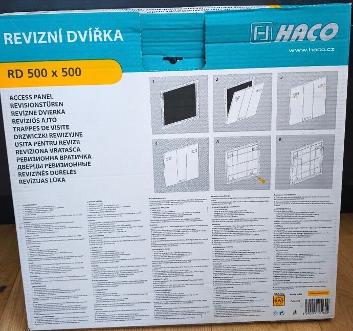 Revízne dvierka HACO 500x500 - 2