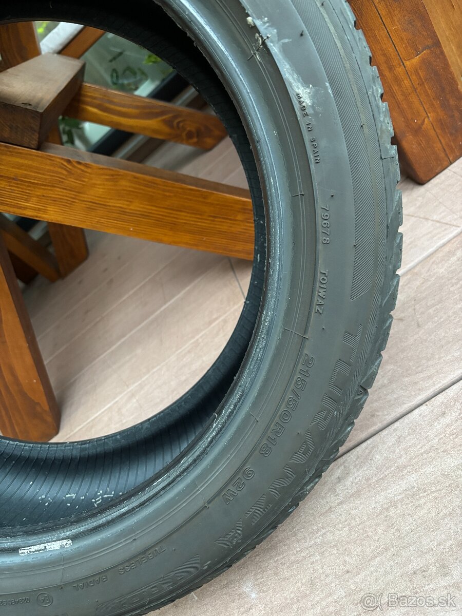 Letné pneumatiky Bridgestone Turanza T001 215/50 R18 92W - 2