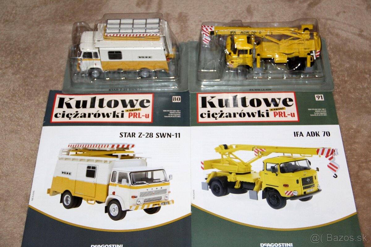 Kultové nákladné vozidlá PL DeAgostini 1:43 - 2