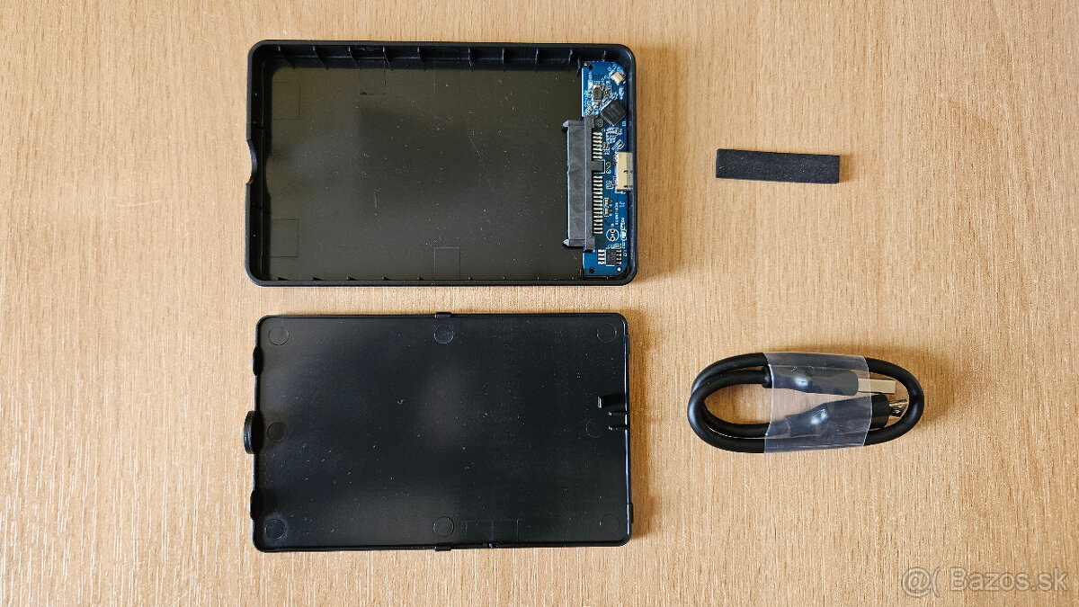 Externý BOX USB3.0 na 2.5'' SATA HDD/SSD - čierny - 2