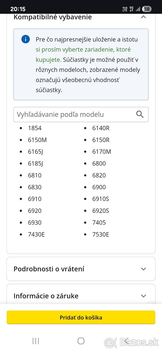 Spodné tiahlo John Deere - 2