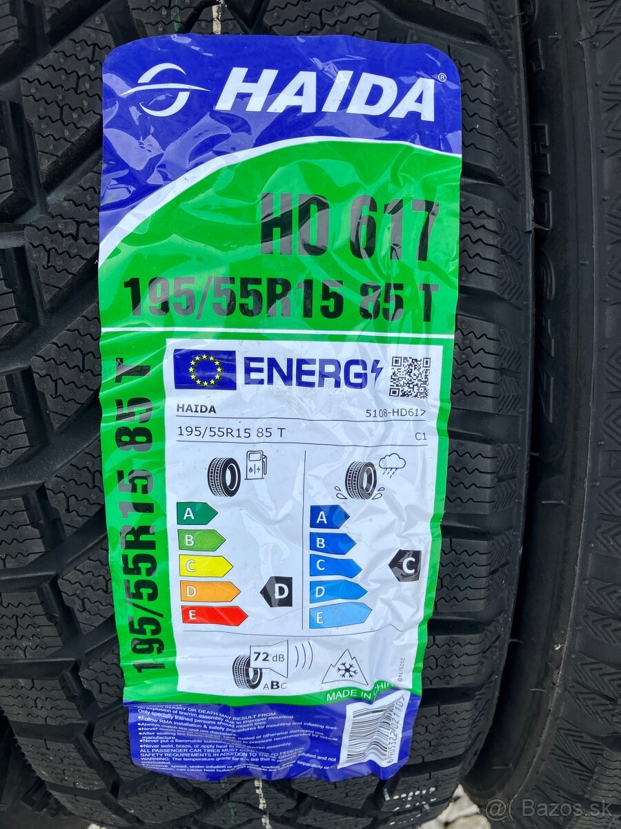 195/55 R15 4ks Haida winter Nove - 2