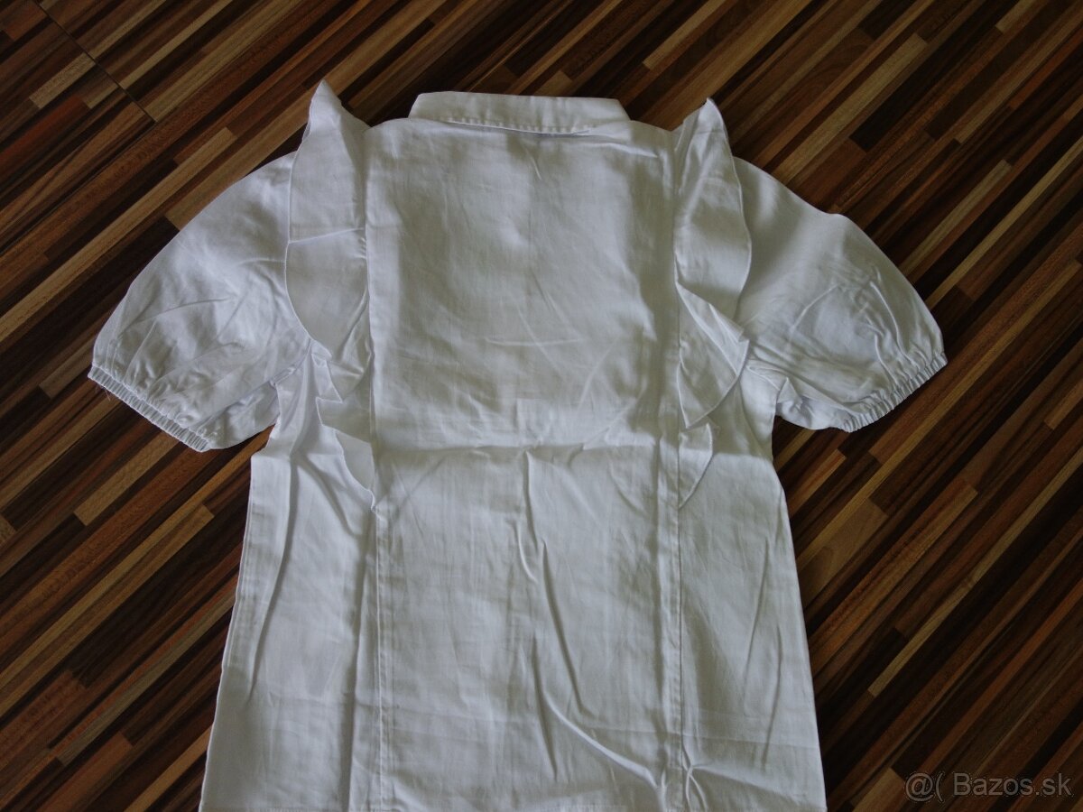 Biela blúzka - Coccodrillo nová 164 - 2