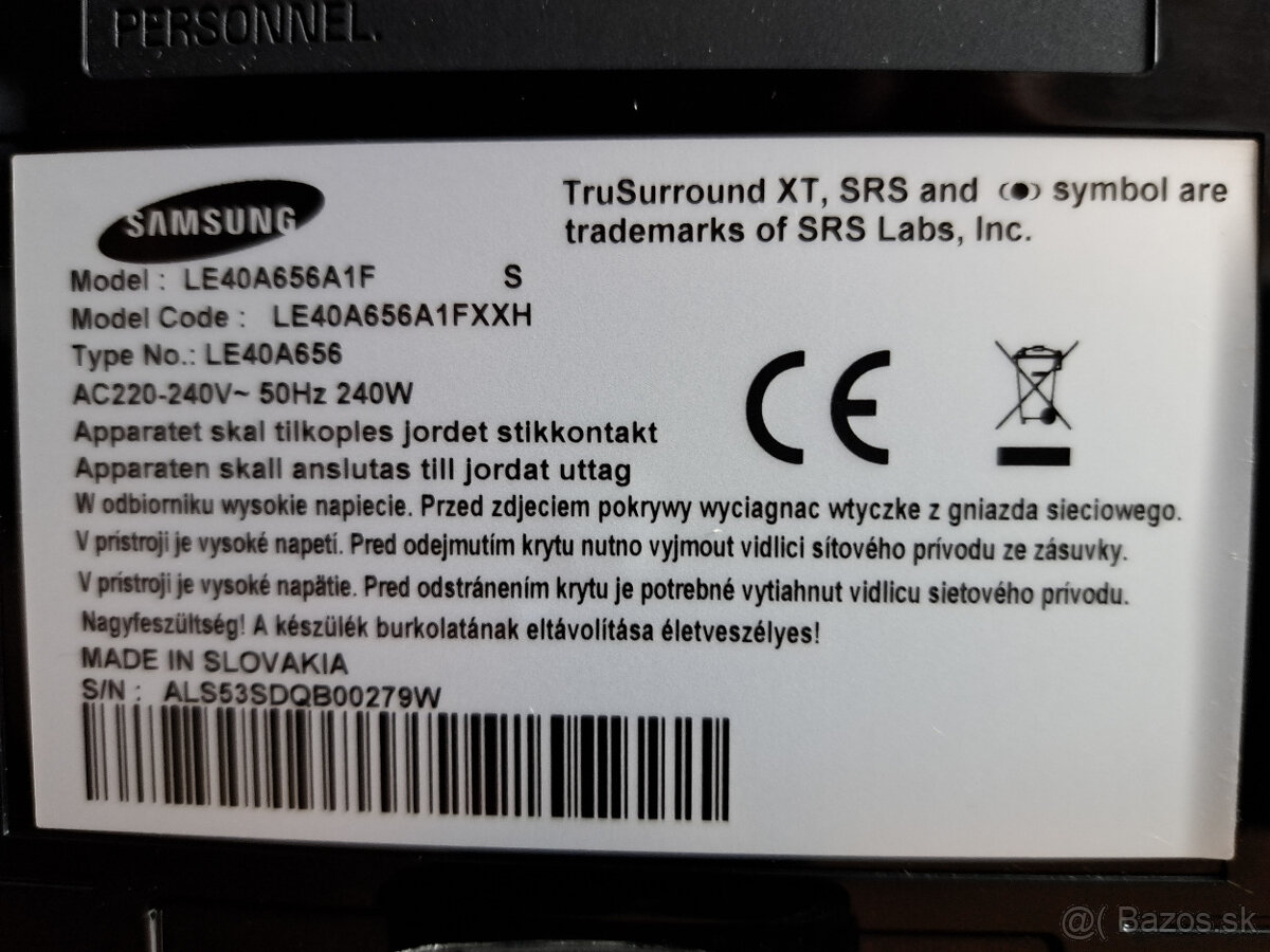 LCD Televizor Samsung (LE40A656) - 2