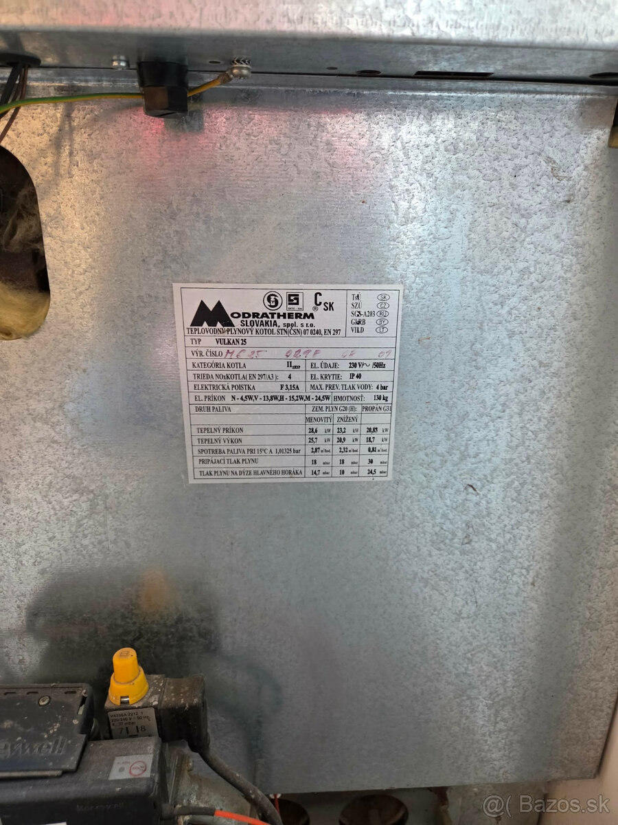 plynový kotol modratherm Vulkán 25 - 2