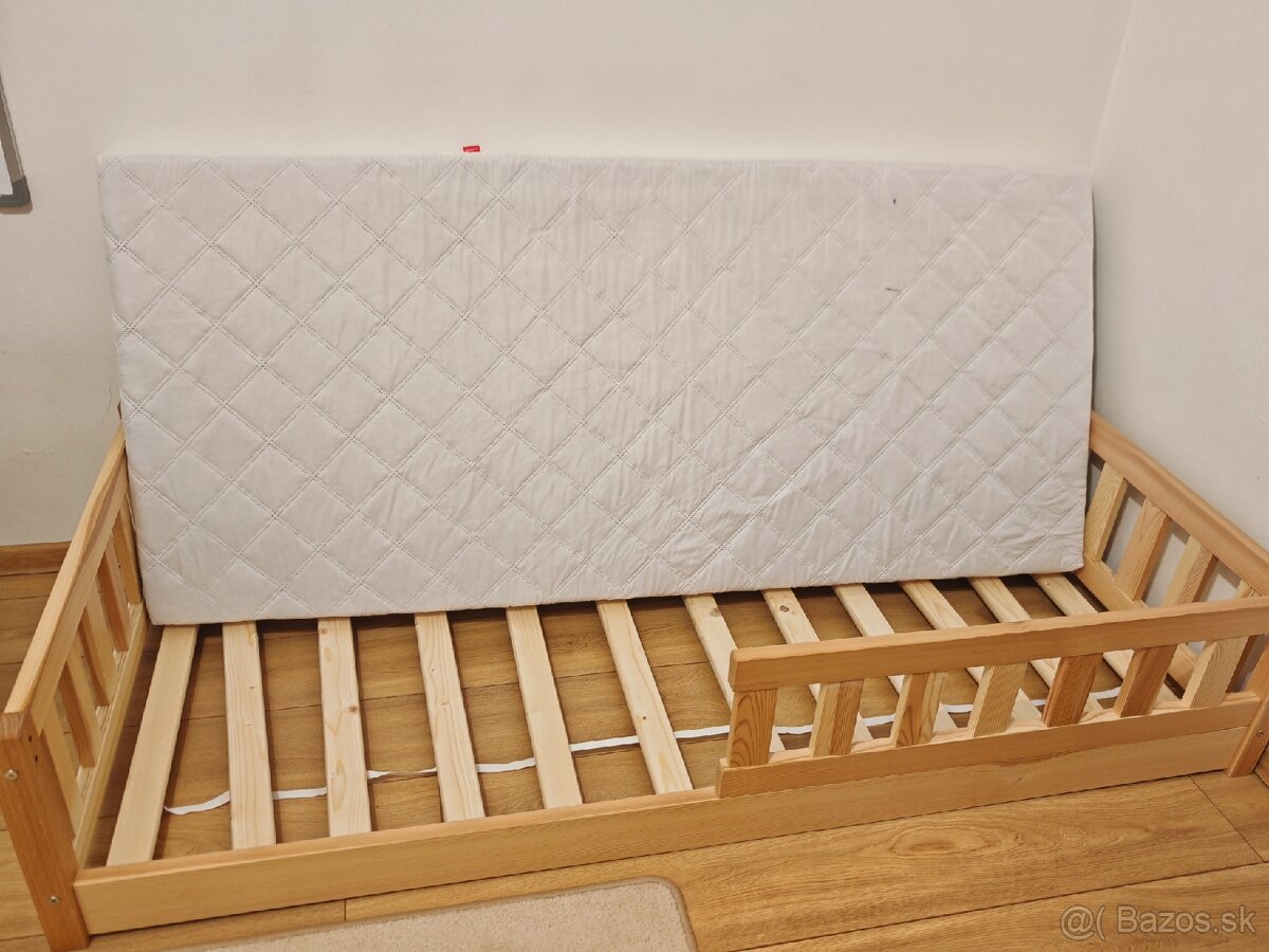 Detská nízka posteľ s matracom 180x80 - 2