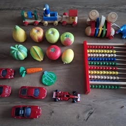 Drevené hračky, autíčka pre deti - 2