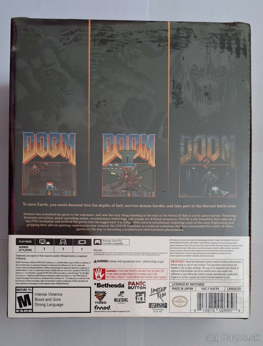 Doom The Classics Collection na Nintendo Switch - 2