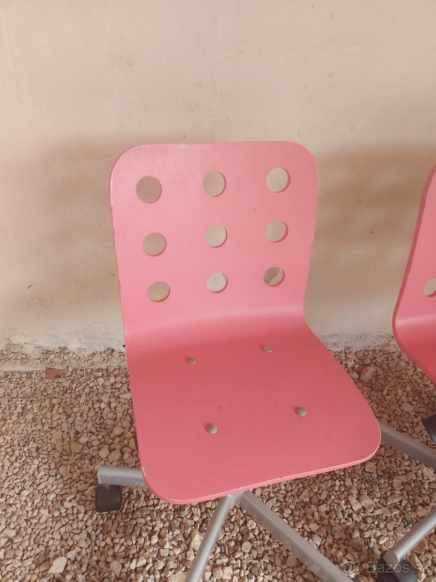 IKEA JULES – detská otočná stolička 2ks - 2