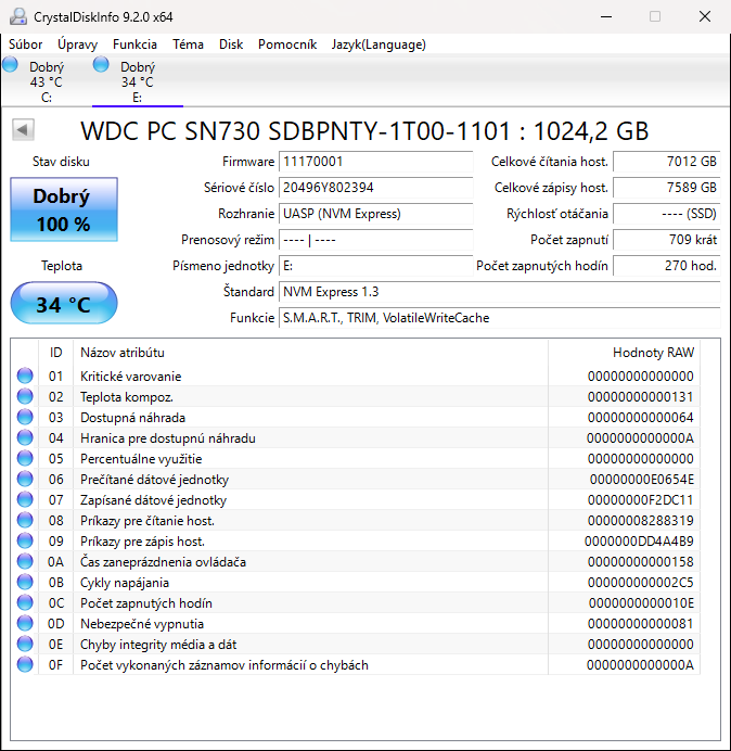 1TB SSD WD PC SN730 NVMe - 2